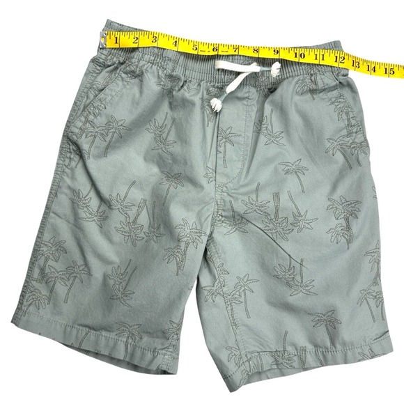 Gap Youth Kids Poplin Pull-On Elastic Waist Shorts – Palm Tree Print – Size XL‎ - Picture 3 of 11